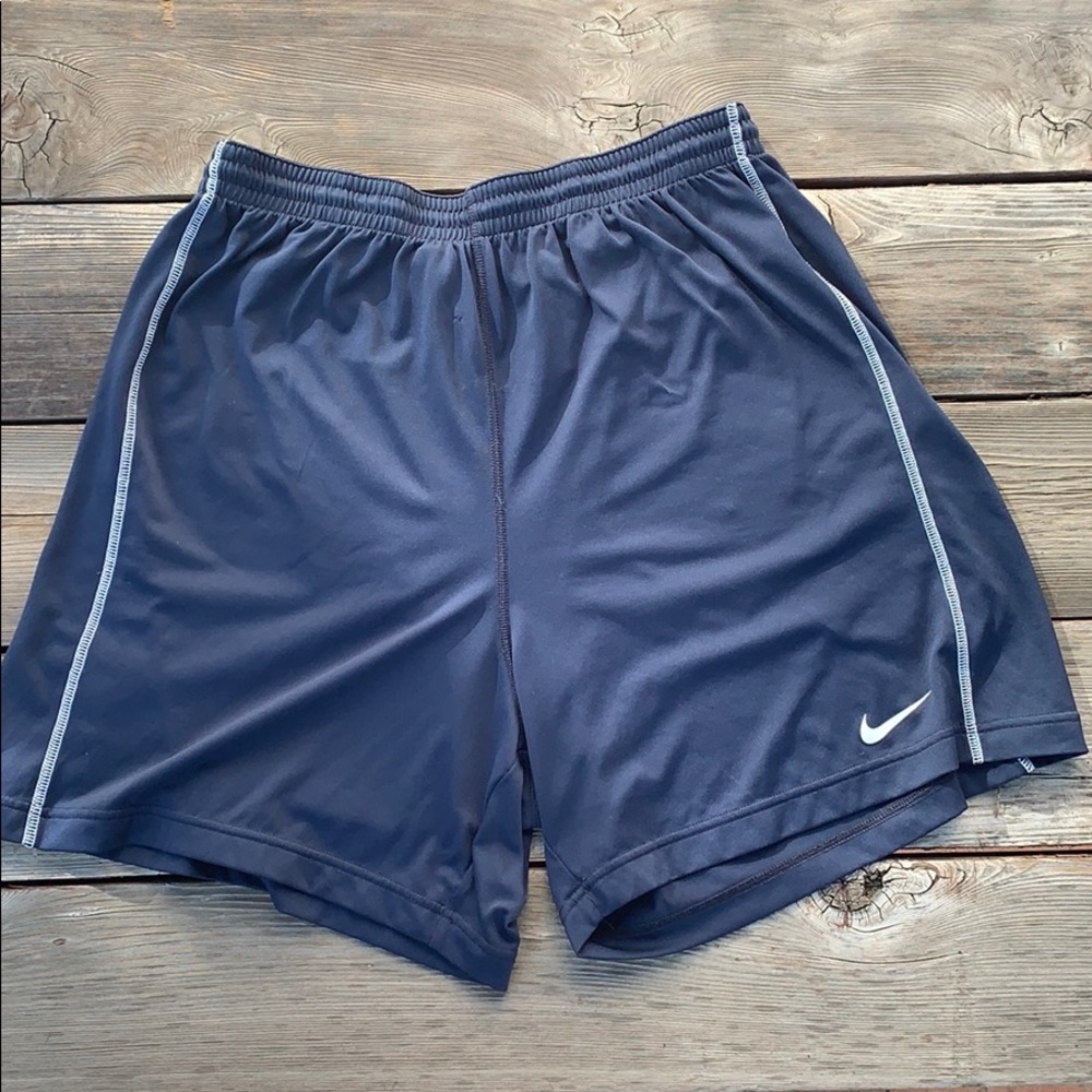 Nike Men's Dri-Fit Navy Blue Training Shorts